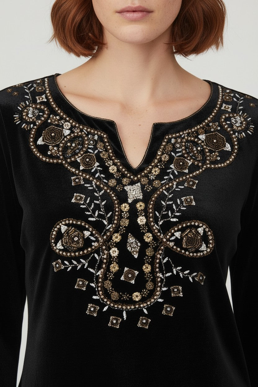 New Sensation Damen Peplum Top Größe L/XL