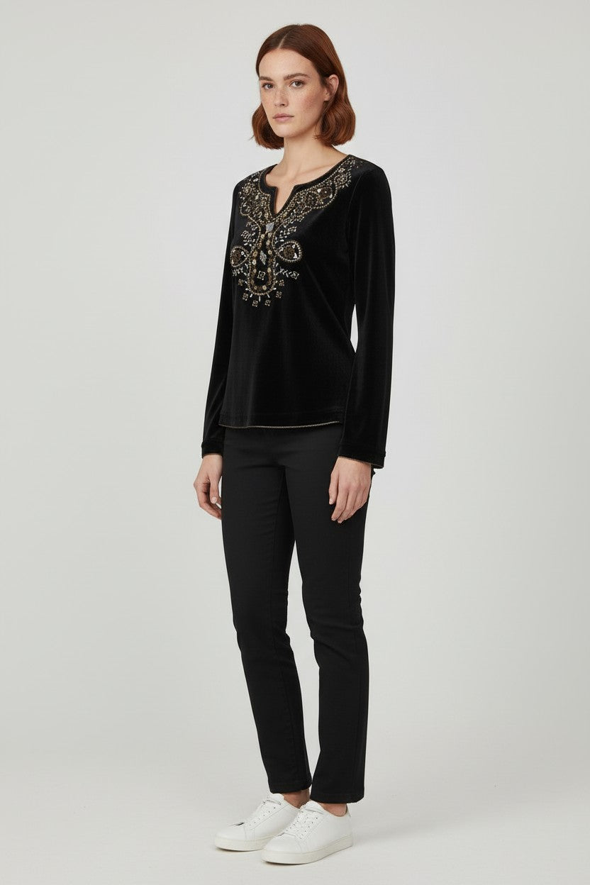 New Sensation Damen Peplum Top Größe L/XL