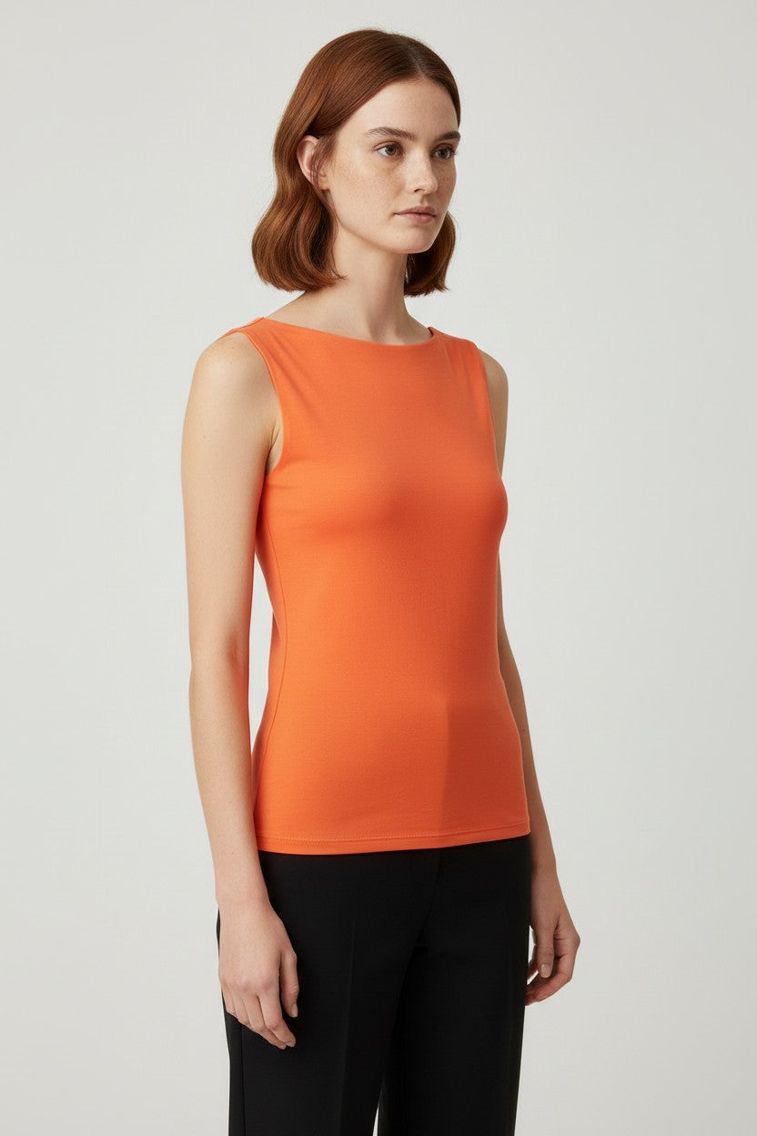 Weekday Damen Top Orange Größe S