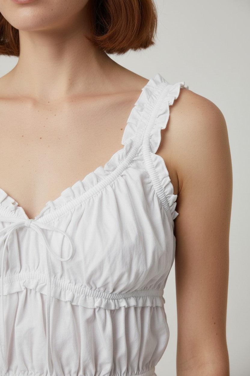 Zara Damen Top Weiß Größe XXL