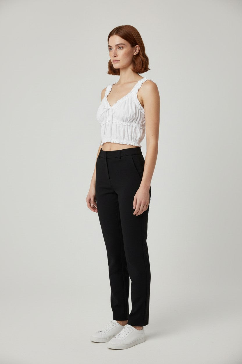 Zara Damen Top Weiß Größe XXL