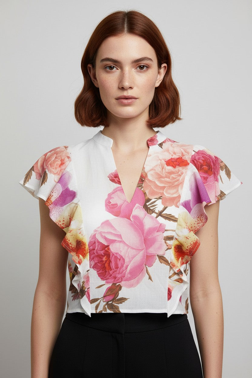 Desigual Damen Top Mehrfarbig Größe XS