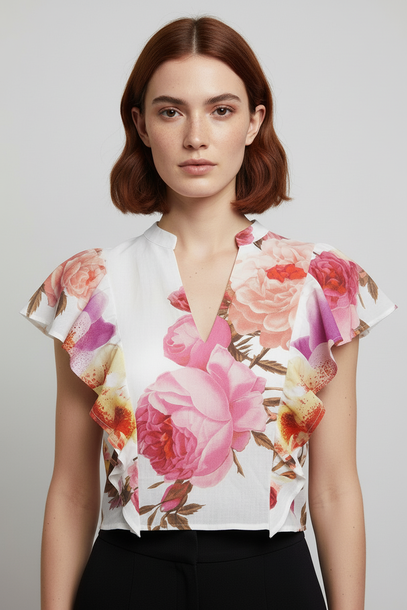 Desigual Damen Top Mehrfarbig Größe XS