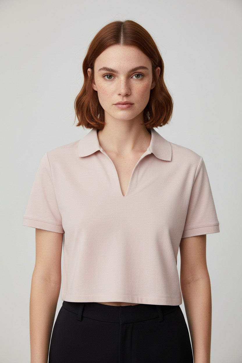 Divided by H&M Damen Top Pink Größe L