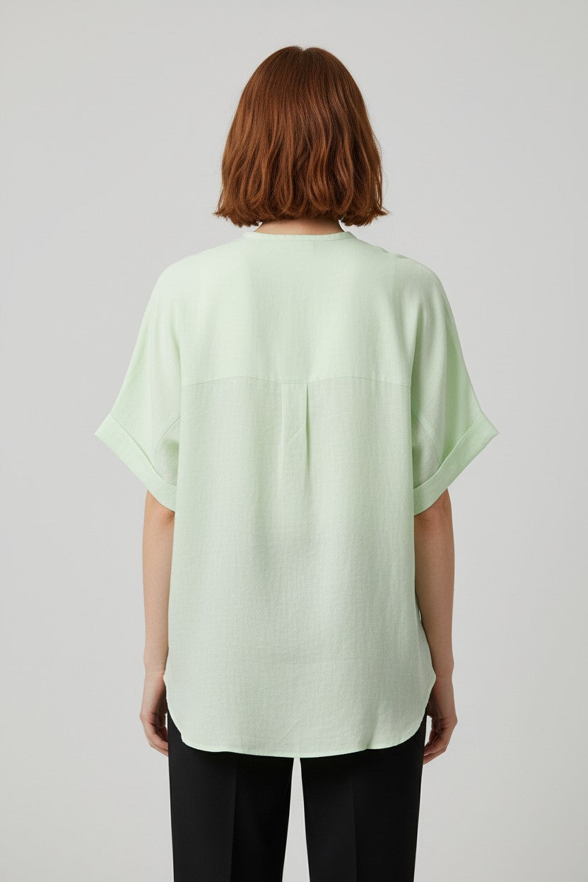 ESPRIT Damen Top Grün Größe XXL