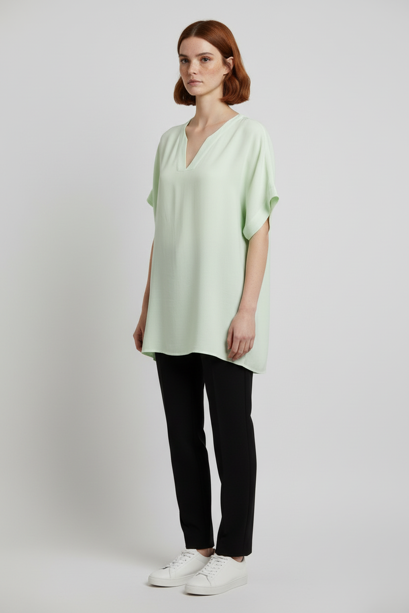 ESPRIT Damen Top Grün Größe XXL