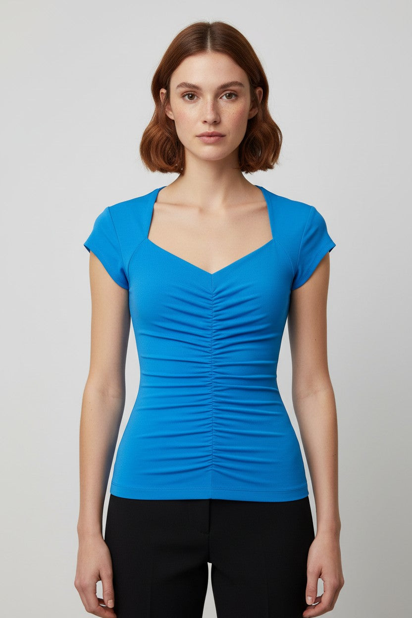 Guess Damen Top Blau Größe XS