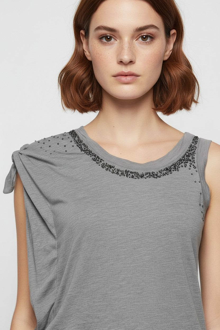 Guess Damen Top Grau Größe XS