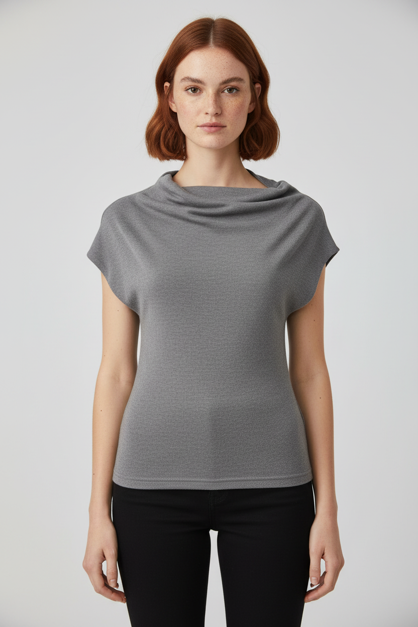 Hauture Damen Top Grau Größe XS
