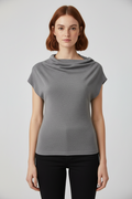 Hauture Damen Top Grau Größe XS