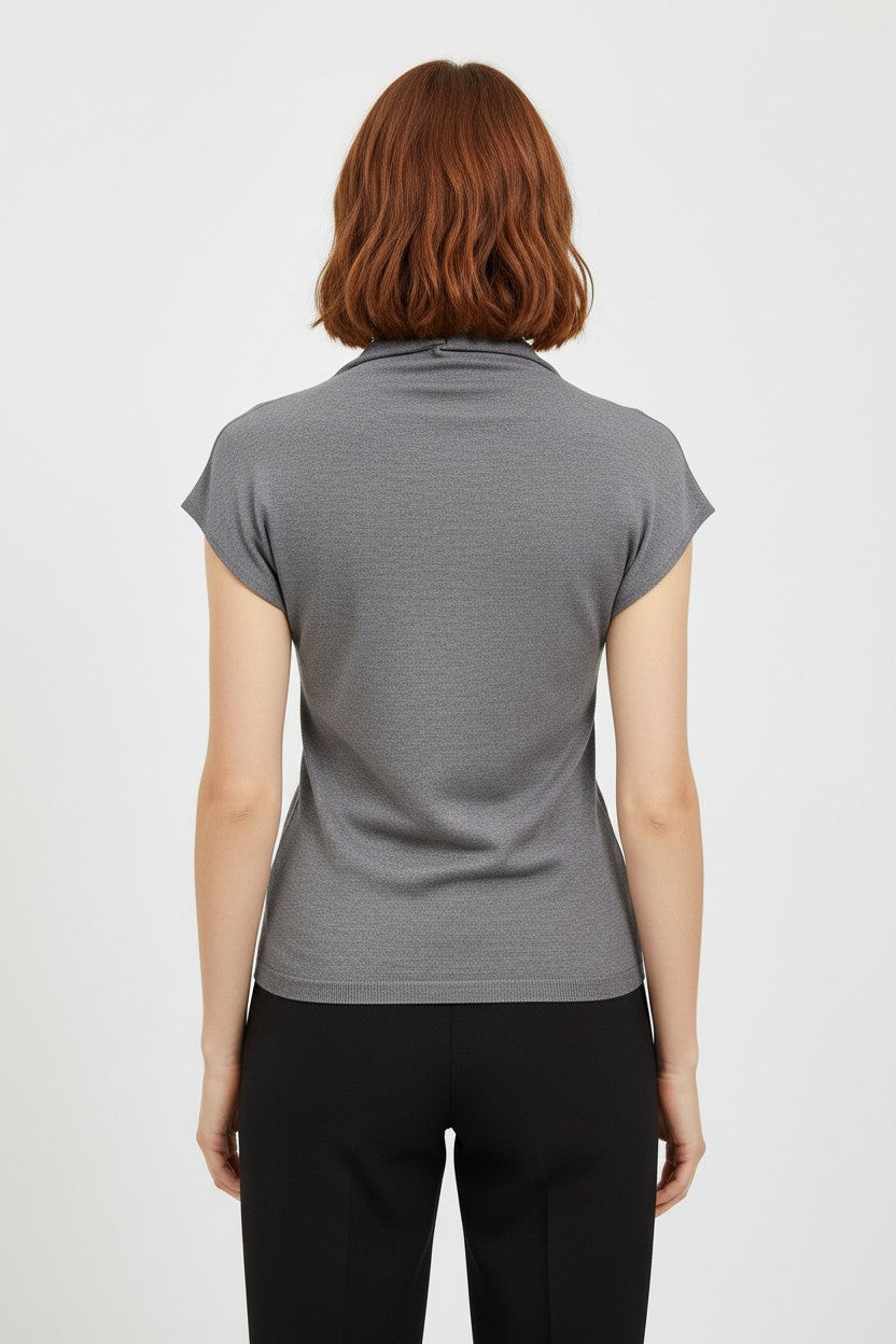 Hauture Damen Top Grau Größe XS