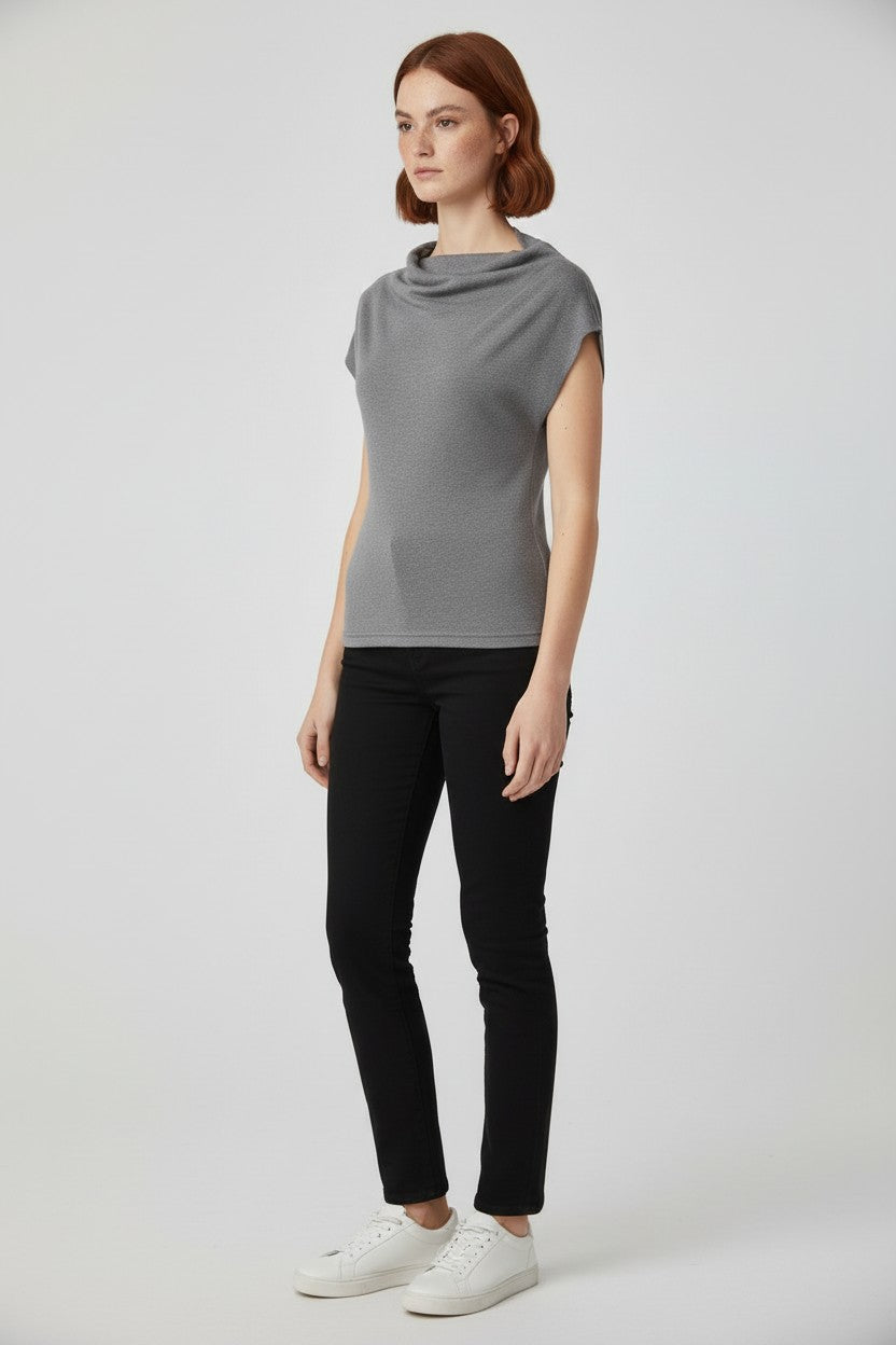 Hauture Damen Top Grau Größe XS