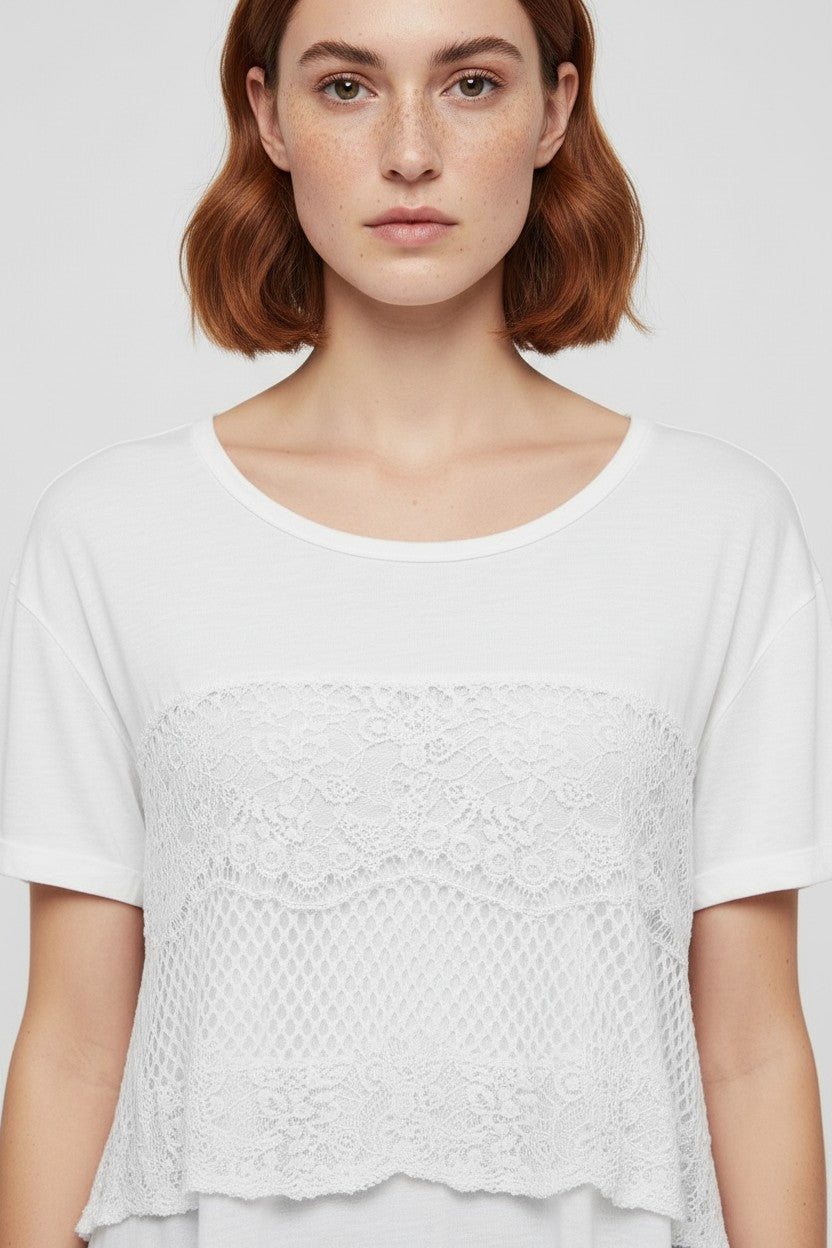 Hollister Damen Top Weiß Größe XS