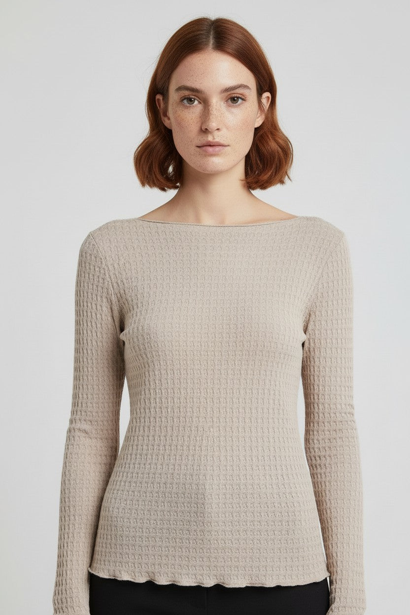 Lager 157 Damen Top Beige Größe XL