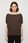 Lager 157 Damen Top Braun Größe XL