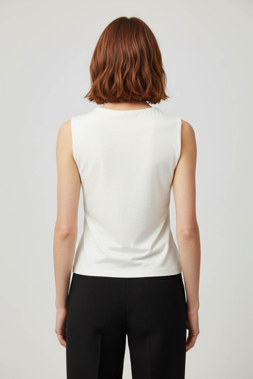 Mango Damen Top Beige Größe L