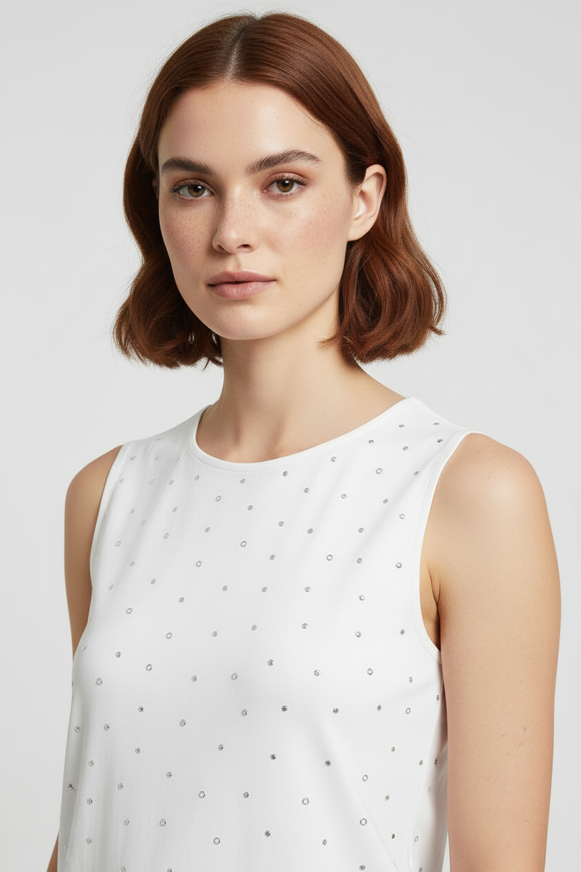 Mango Damen Top Beige Größe L