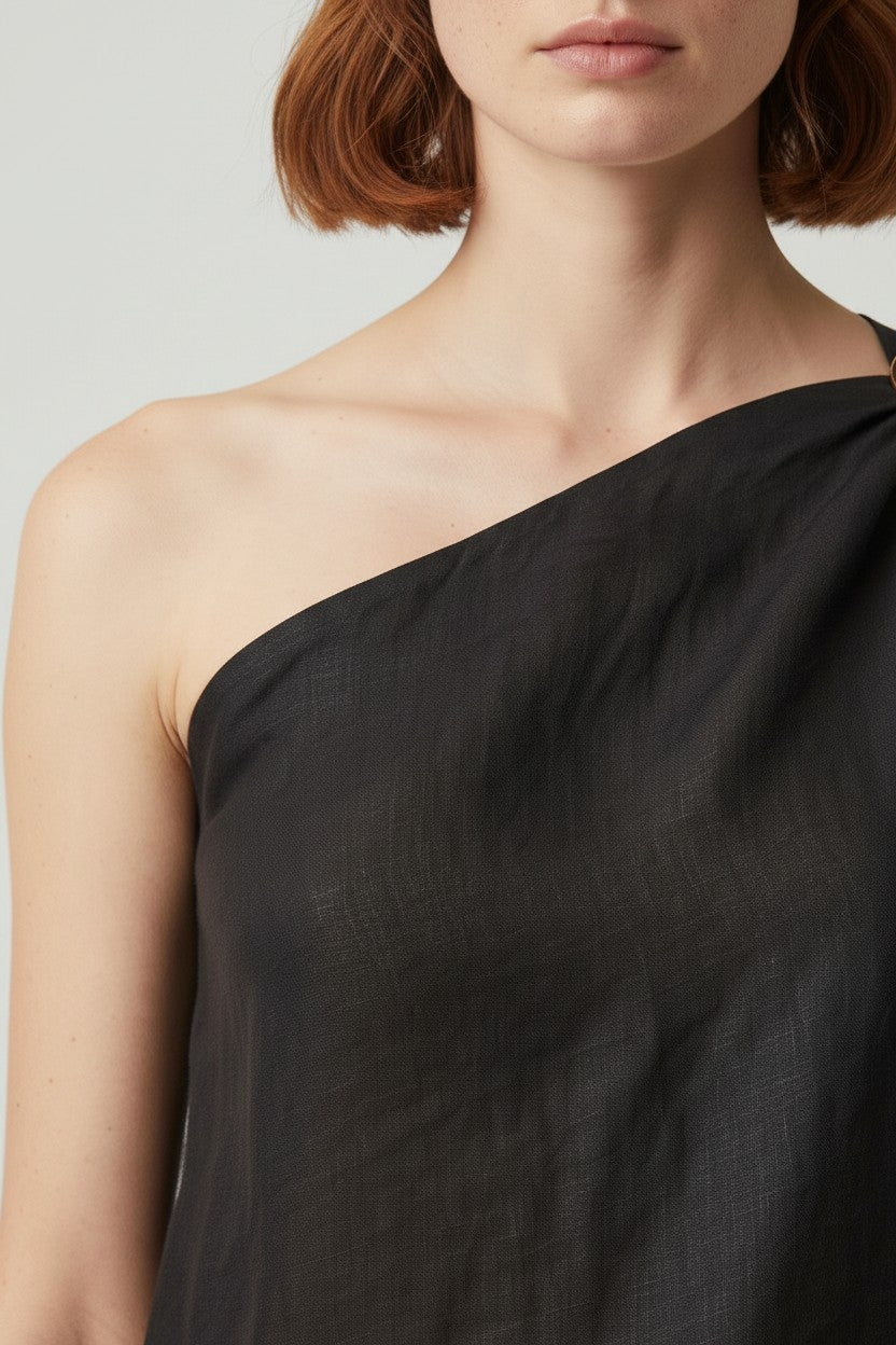 Massimo Dutti Damen Top Braun Größe S