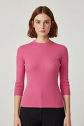 Massimo Dutti Damen Top Pink Größe XS