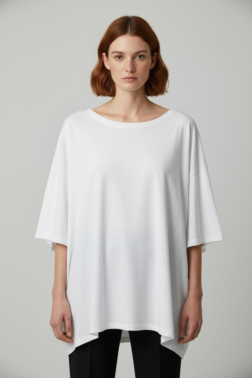 Planet Damen Top Weiß Größe XL/XXL