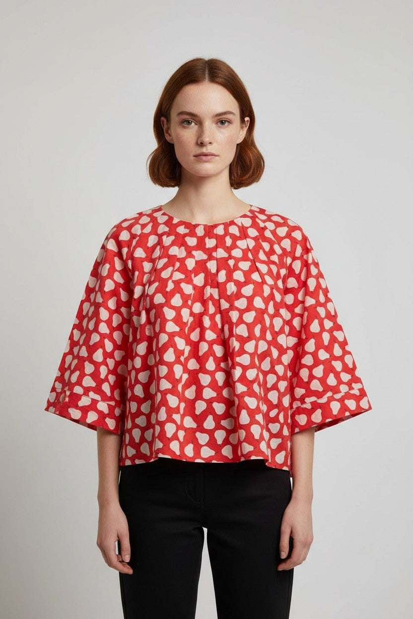 United Colors of Benetton Damen Top Rot Beige Größe M