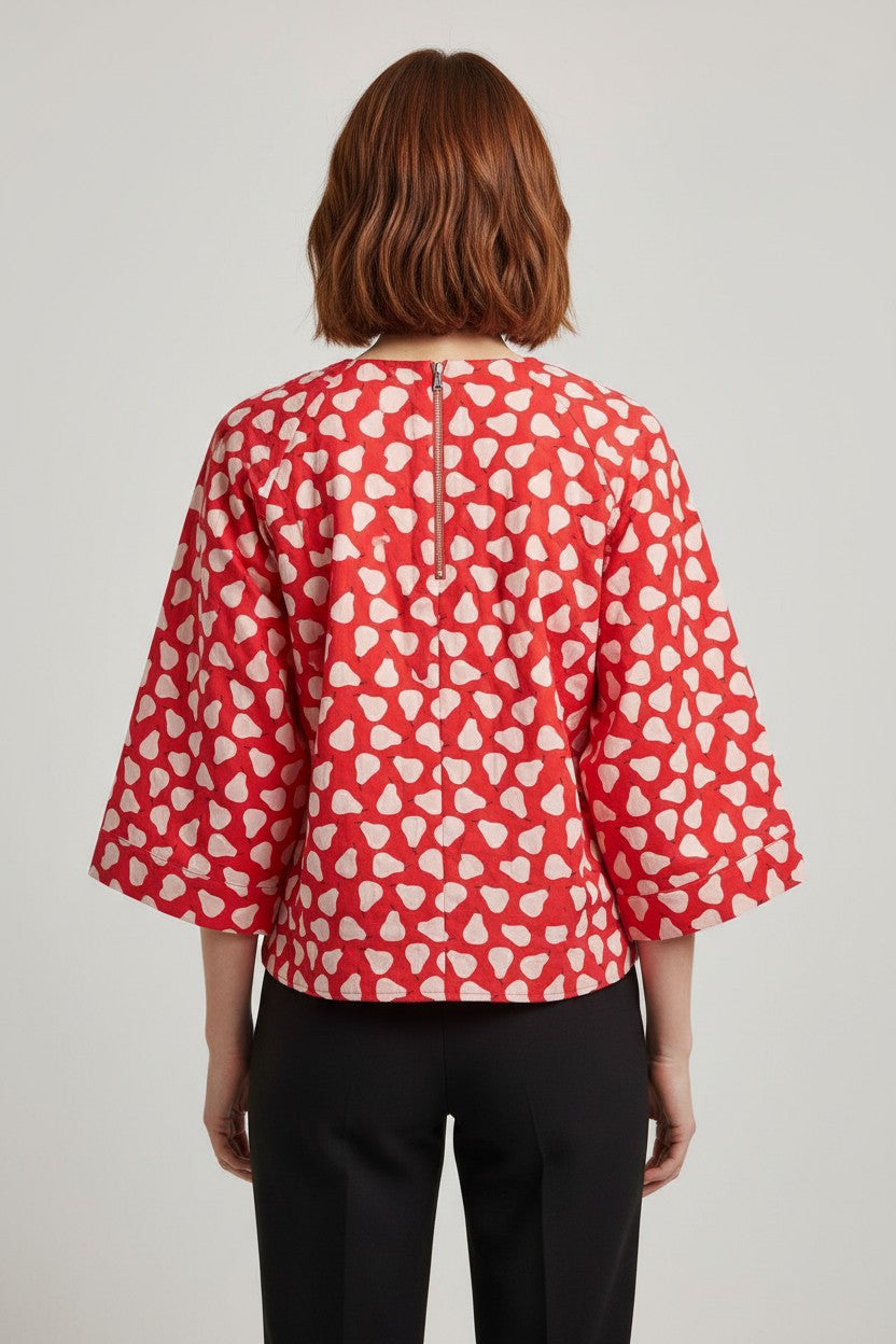 United Colors of Benetton Damen Top Rot Beige Größe M