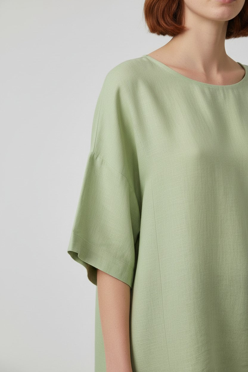 Zabaione Damen Top Grün Größe 2XL