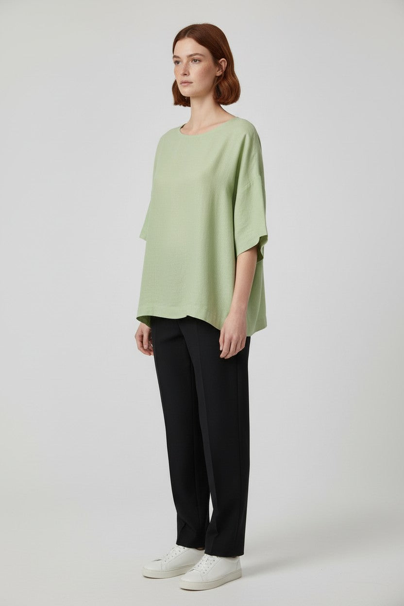 Zabaione Damen Top Grün Größe 2XL