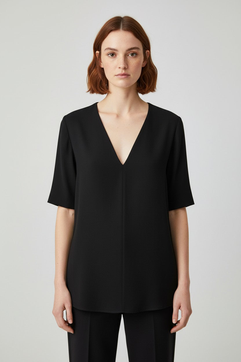 Zara Damen Top Schwarz Größe XL