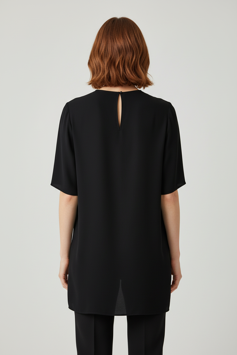 Zara Damen Top Schwarz Größe XL