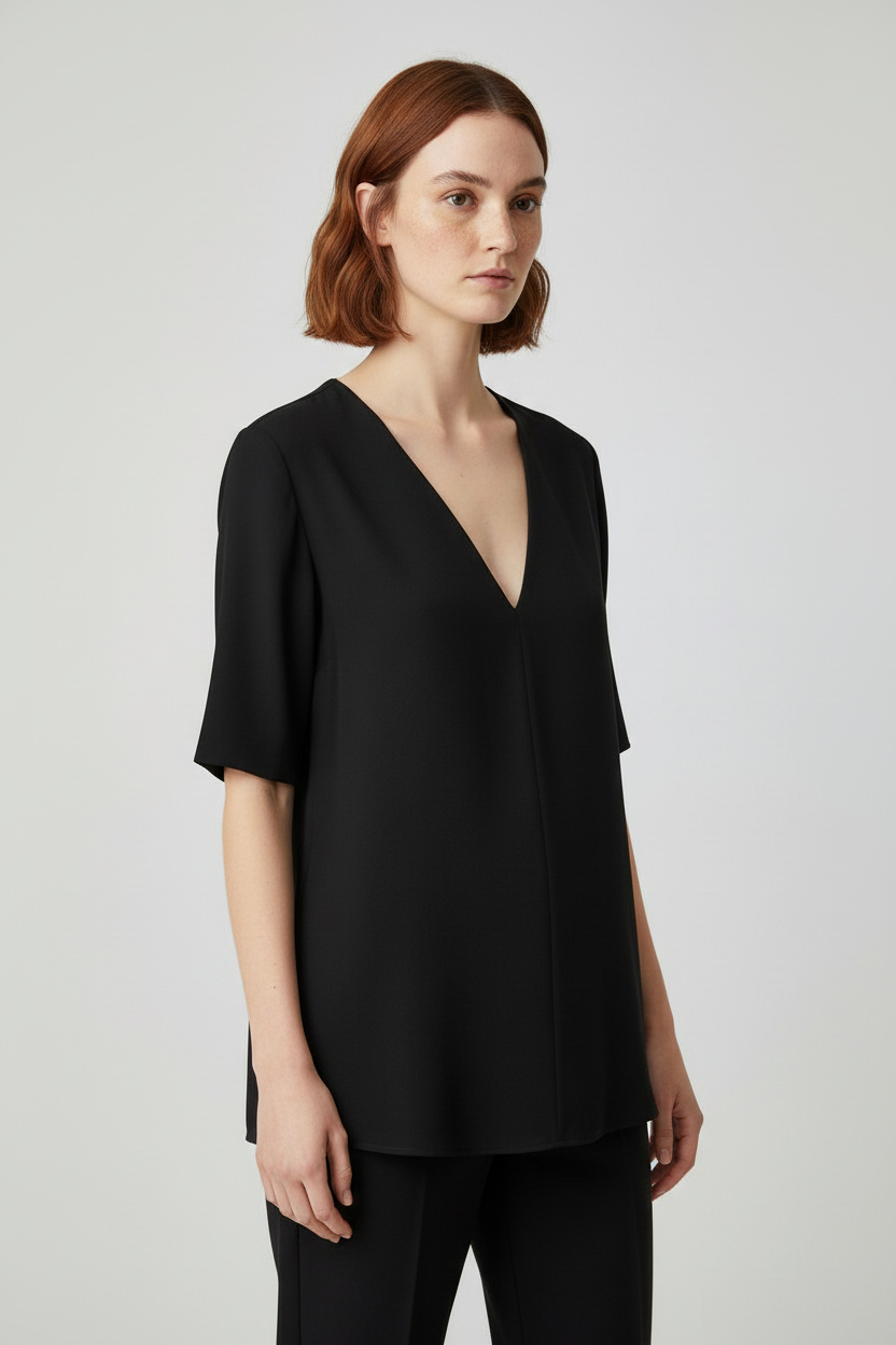 Zara Damen Top Schwarz Größe XL