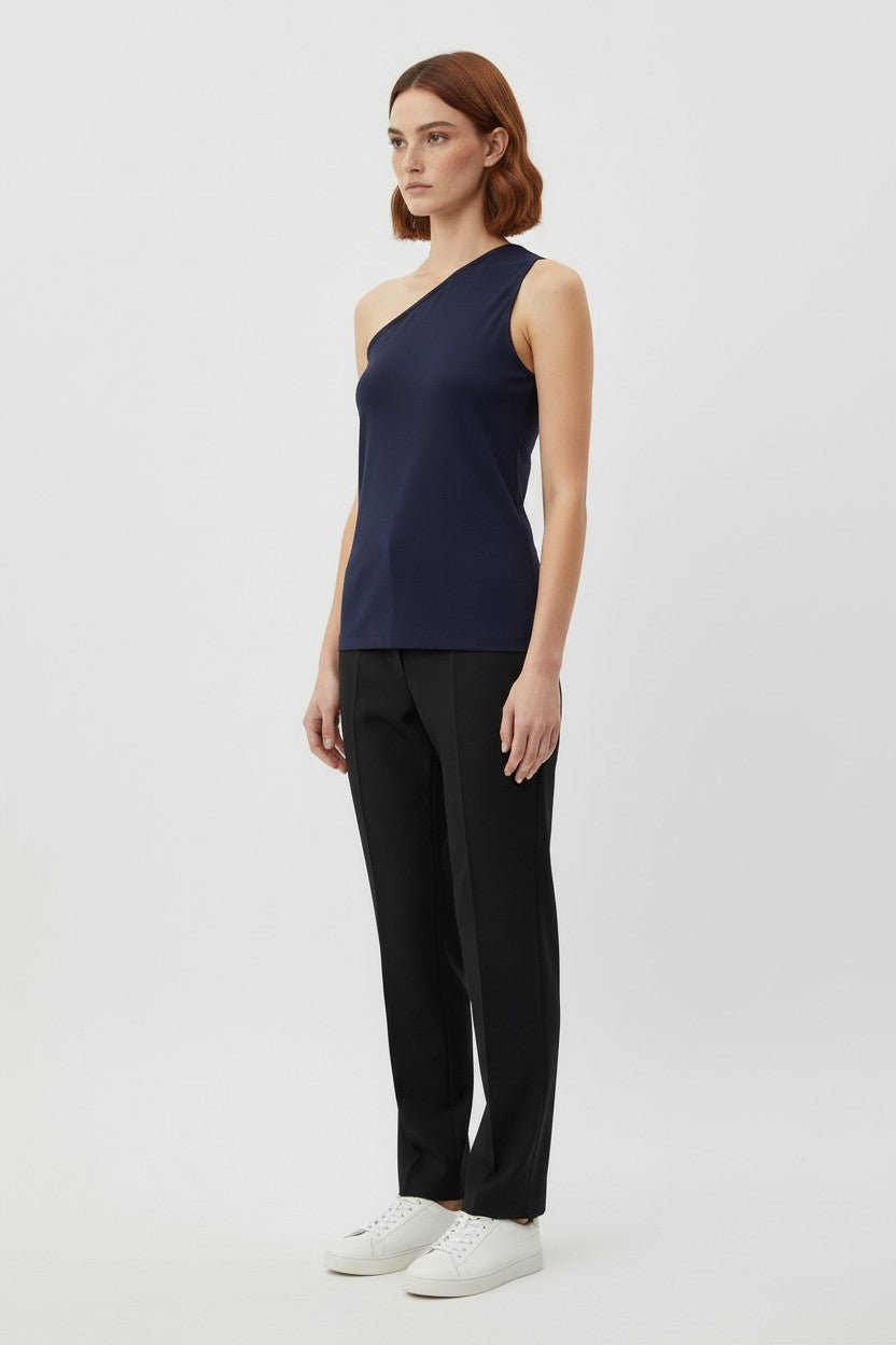 COS Damen Top Blau Größe L