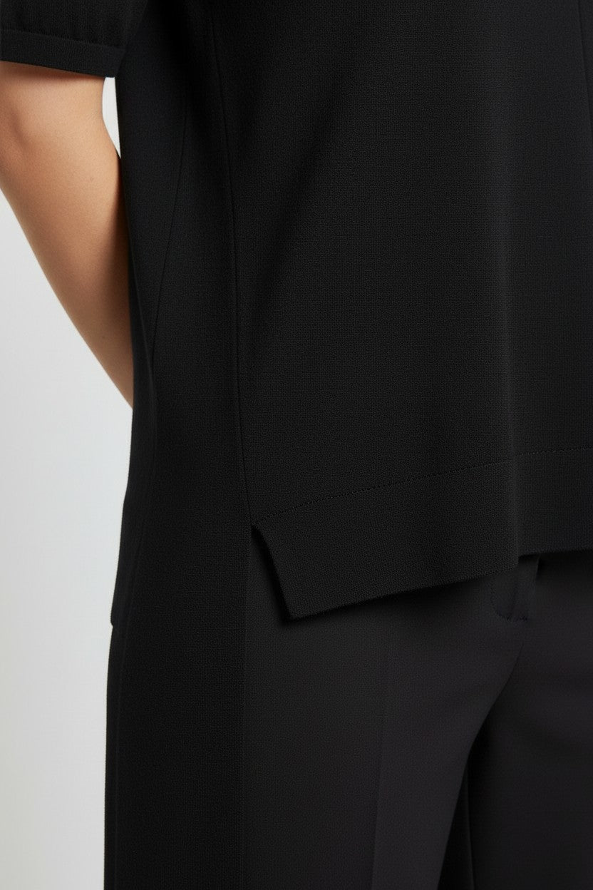 COS Damen Top Schwarz Größe M