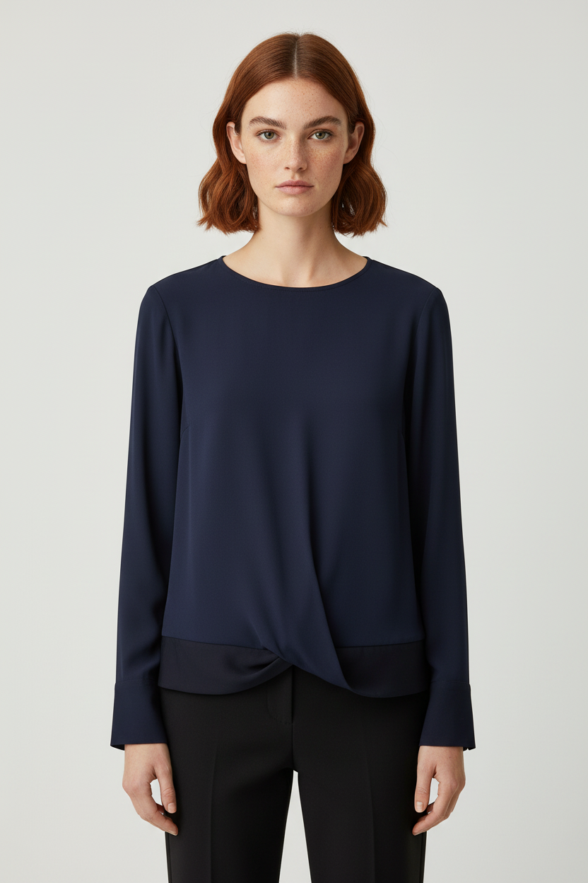 DKNY Damen Top Blau Größe XL