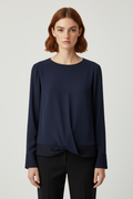 DKNY Damen Top Blau Größe XL