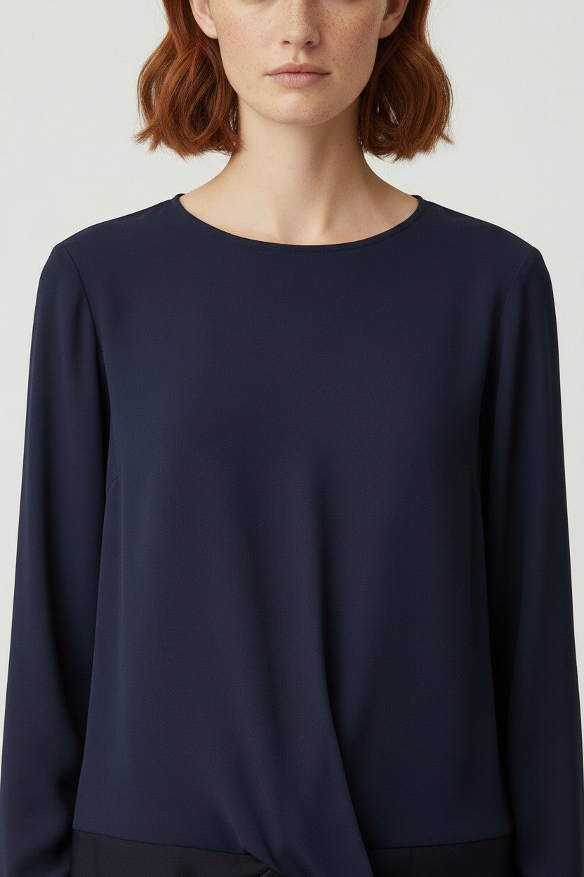 DKNY Damen Top Blau Größe XL