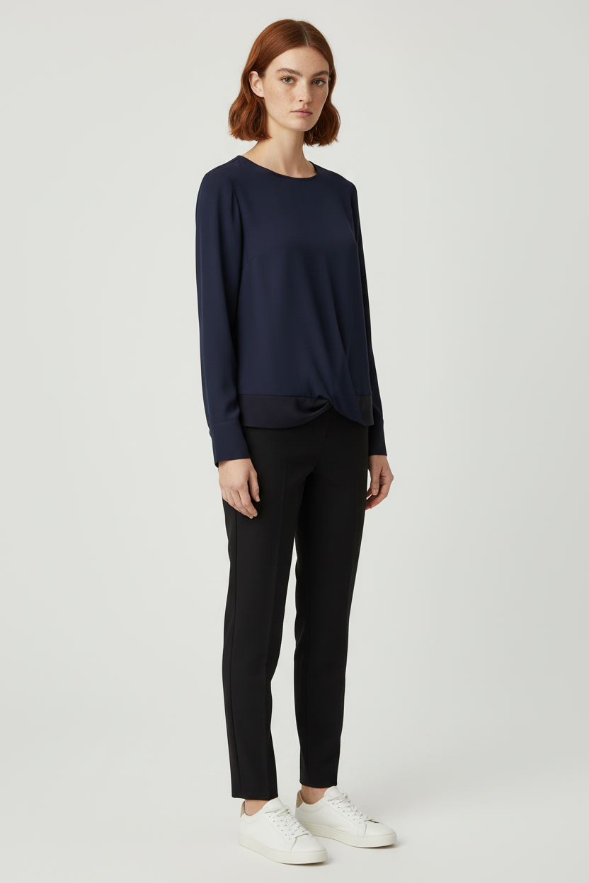 DKNY Damen Top Blau Größe XL