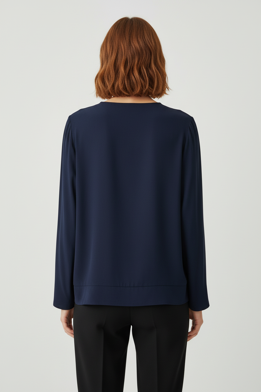 DKNY Damen Top Blau Größe XL