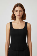 No Boundaries Damen Top Schwarz Größe S