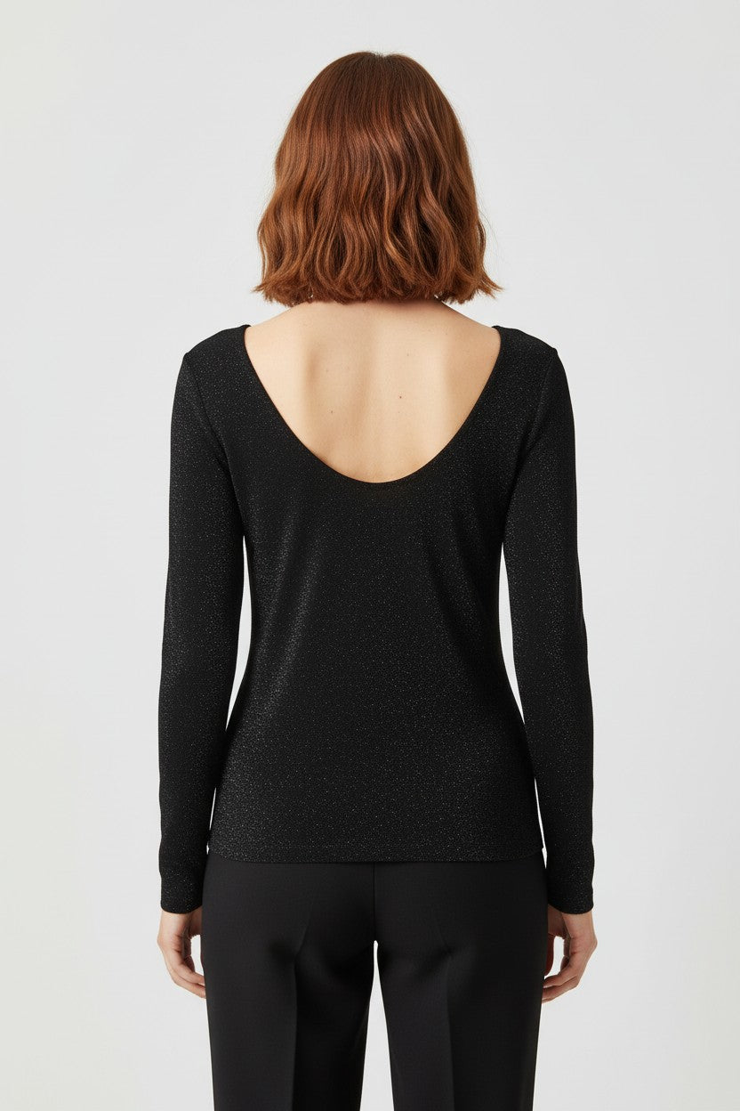 Selected Femme Damen Top Grau Größe XL