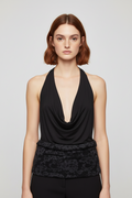 Urban Outfitters Damen Top Schwarz Größe XL