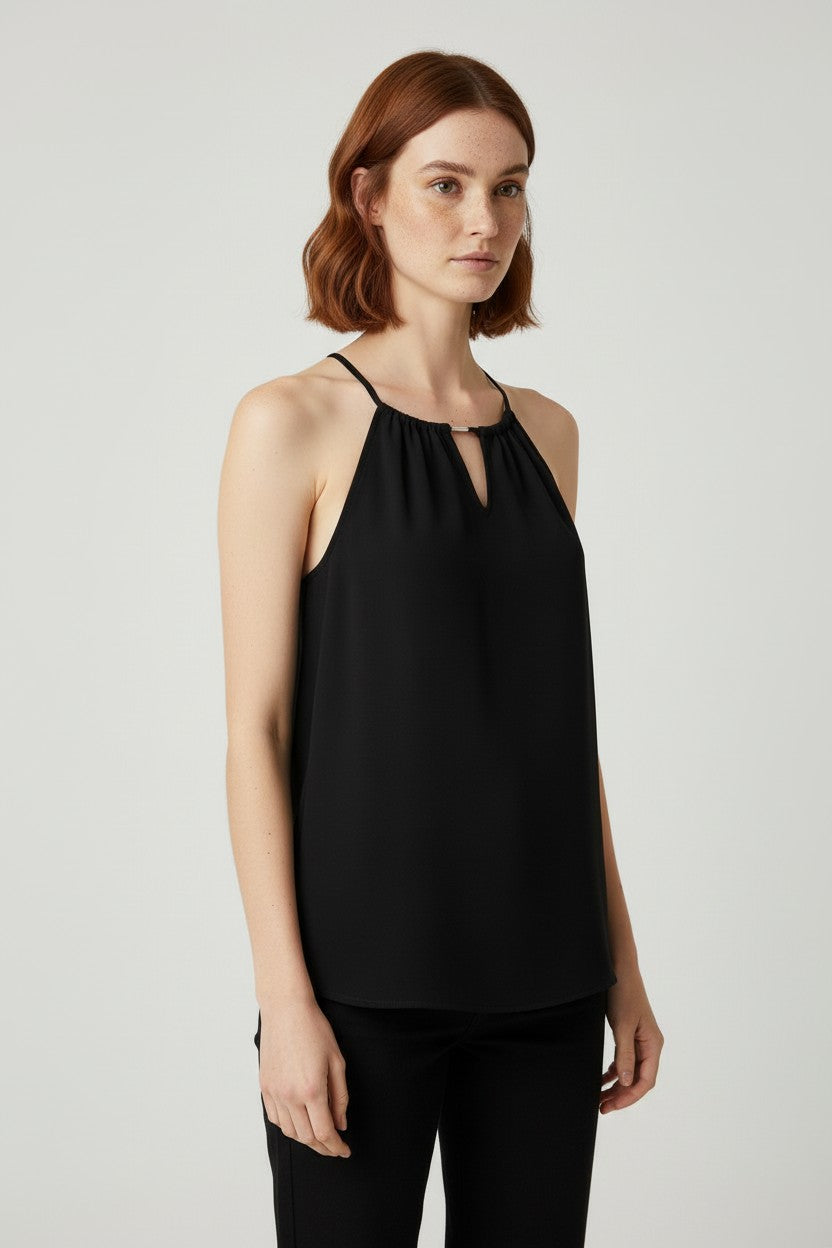 ESPRIT Damen Top Schwarz Größe XL