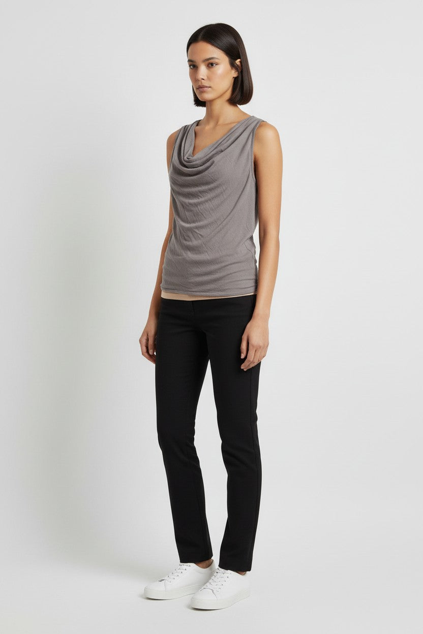 Armani Exchange Damen Top Grau Größe S