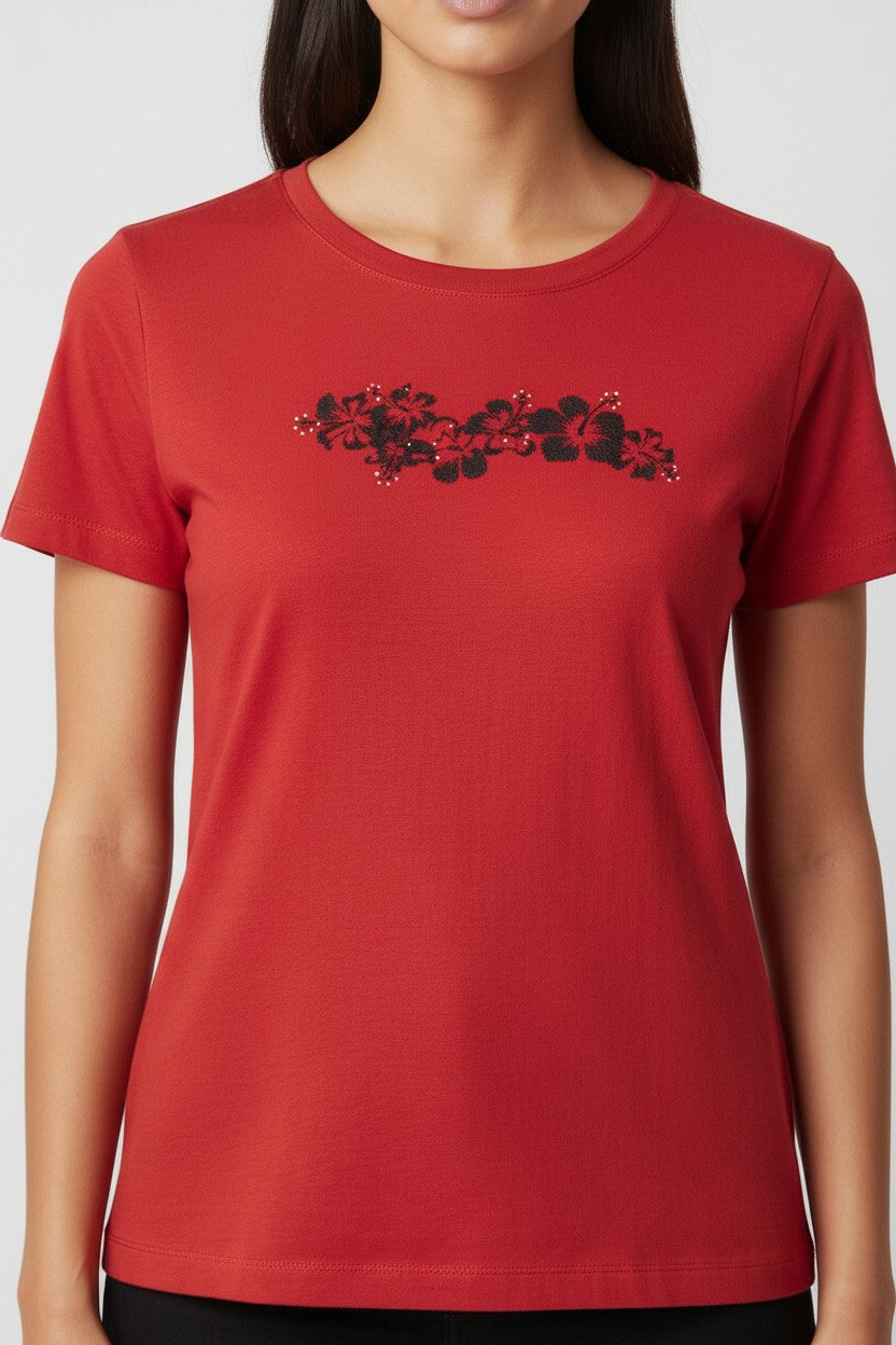 ESPRIT Damen Top Rot Größe XXL