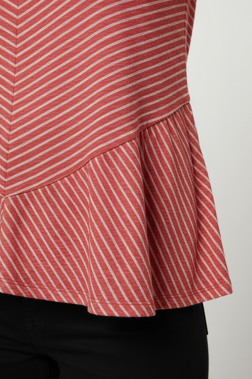Expresso Damen Top Rot Weiß Größe 2XL
