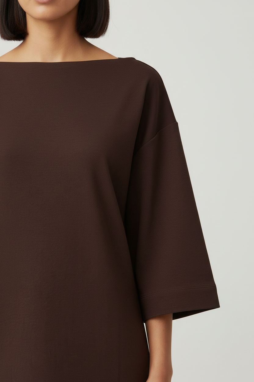 H&M Edition Damen Top Braun Größe M