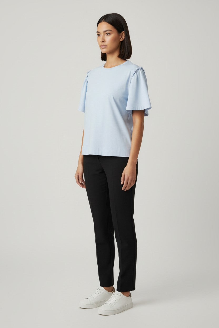 Selected Femme Damen Top Blau Größe 2XL