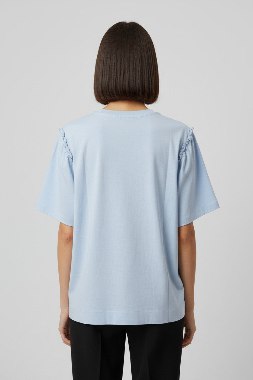 Selected Femme Damen Top Blau Größe 2XL