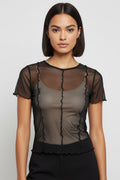 Urban Outfitters Damen Top Schwarz Größe M