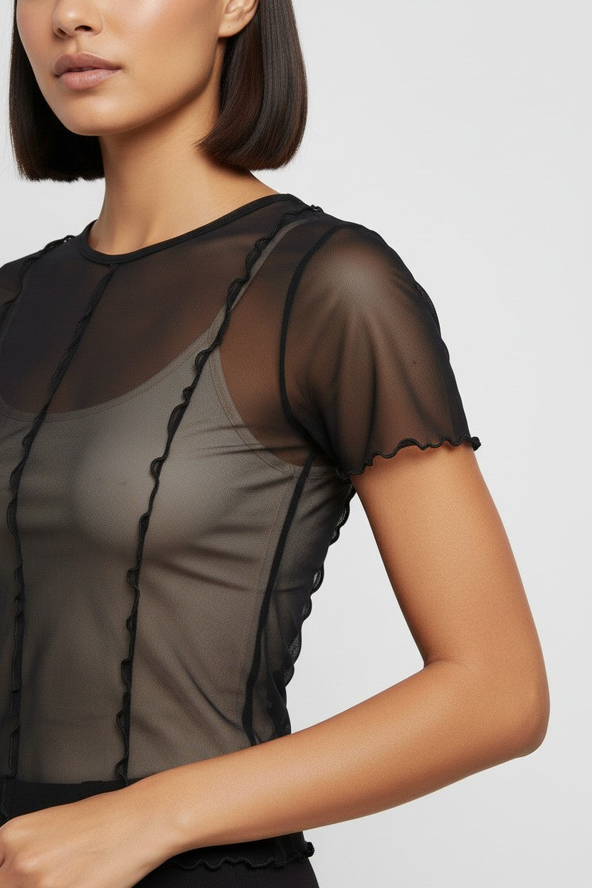 Urban Outfitters Damen Top Schwarz Größe M